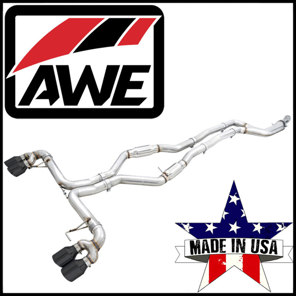 AWE Track Cat-Back Exhaust System fits 2020-2024 BMW M340i M440i / xDrive 3.0L