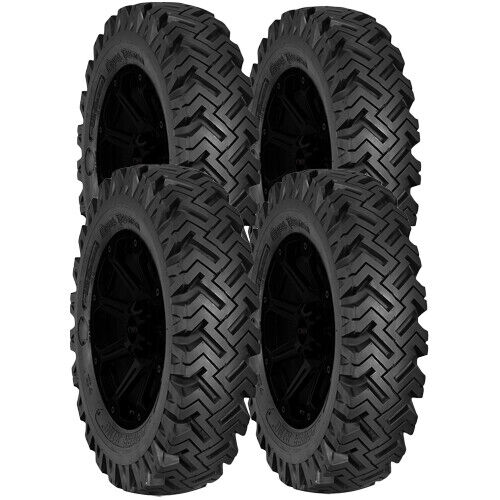 (QTY 4) 7.50-16 Power King Extra Traction Trailer 116/112L Load Range E Tires