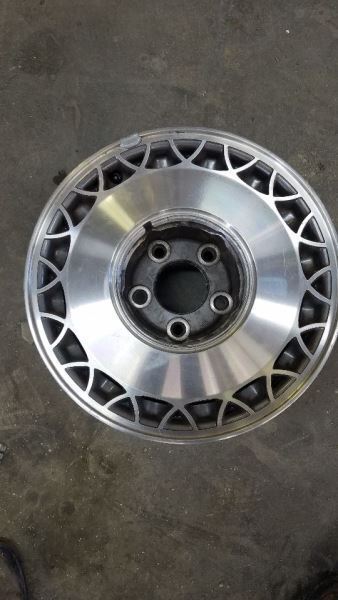 Wheel 15x7 Aluminum Web Design Brushed Finish Fits 93-96 FLEETWOOD 1619712