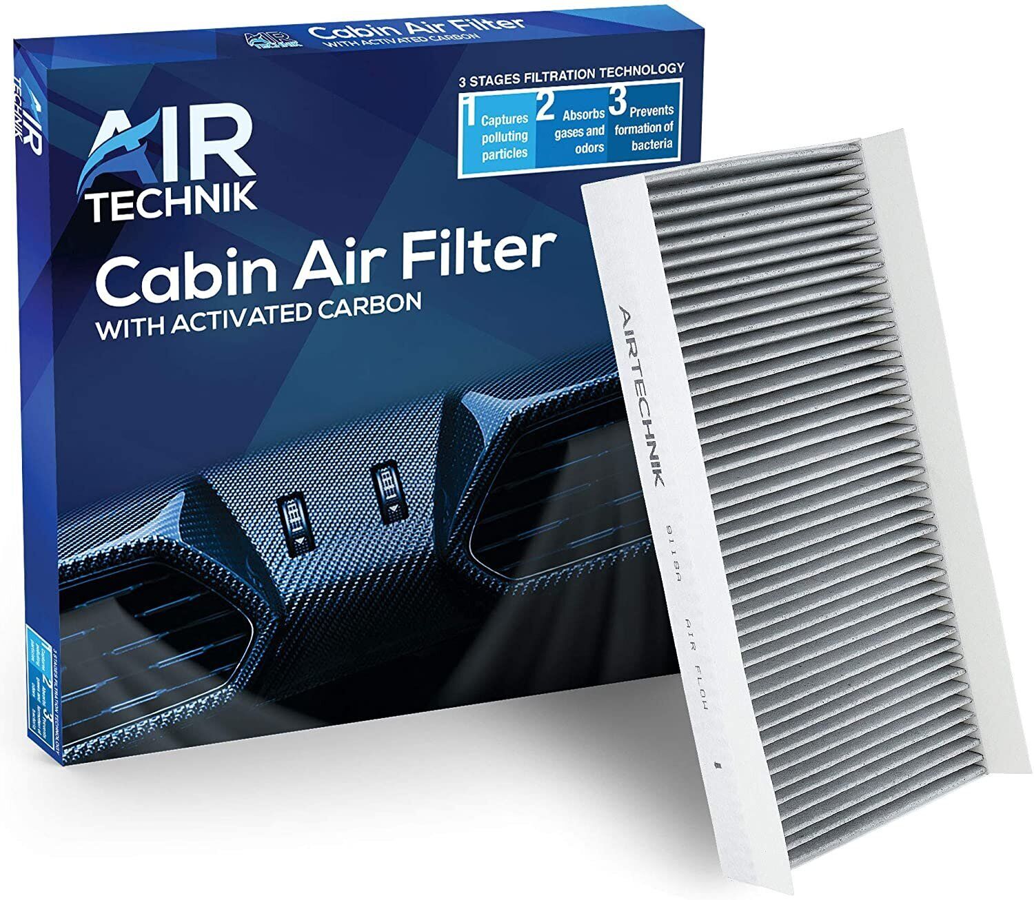 AirTechnik CF9118A Cabin Air Filter w/Activated Carbon | Fits Ford Escort...