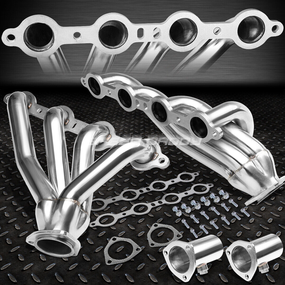 For 82-04 Gmc Sonoma S15 Chevy S10 V8 Swap 4-1 Stainless Exhaust Header Manifold