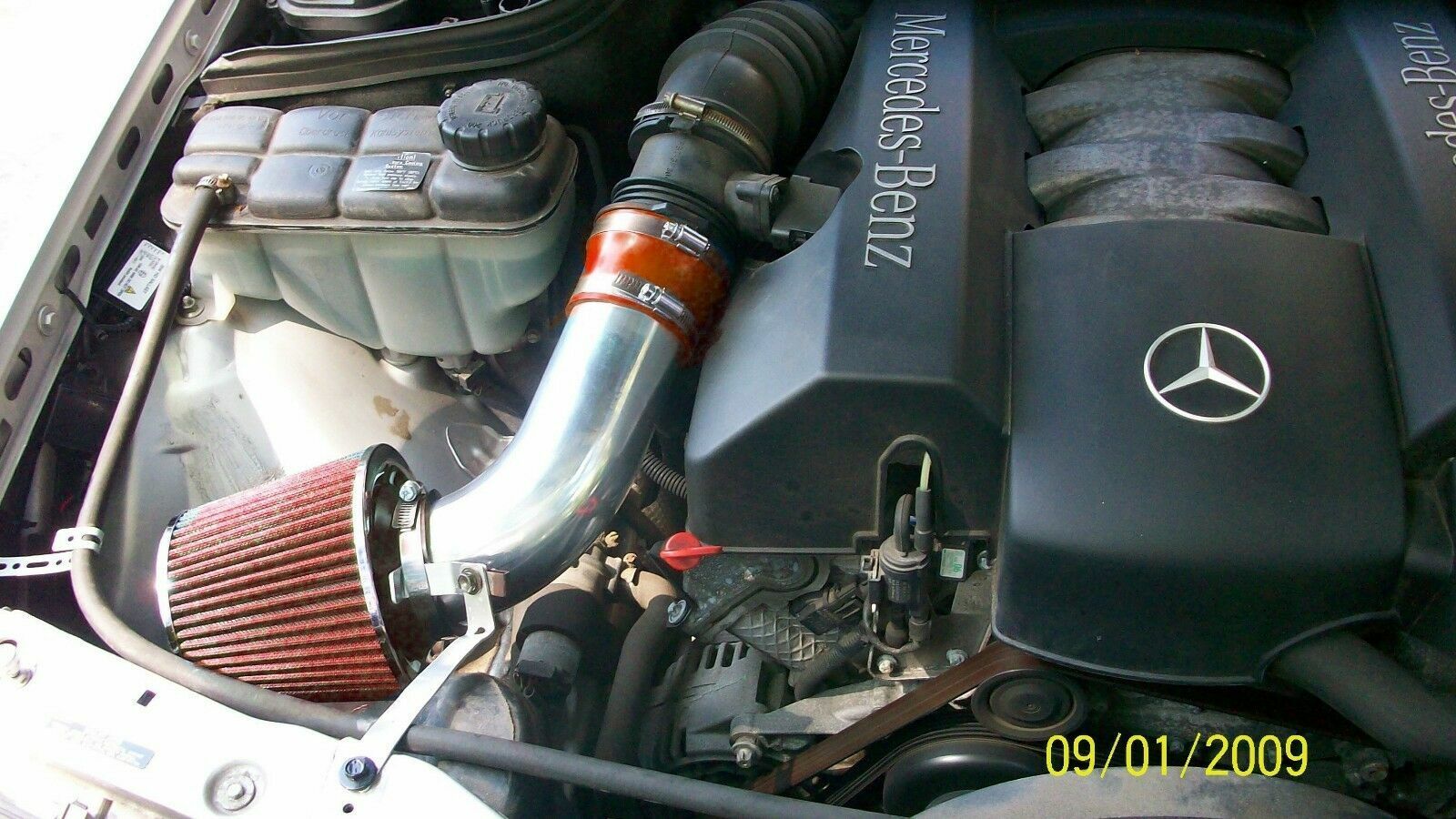 BCP RED 1998-2003 Mercedes E320 E430 ML320 CLK320 97 E420 Short Ram Intake