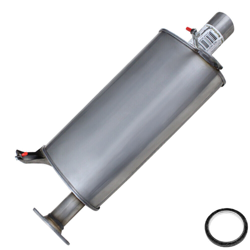 Stainless Steel Exhaust Rear Muffler fits: 2004-2012 Mitsubishi Galant 2.4L