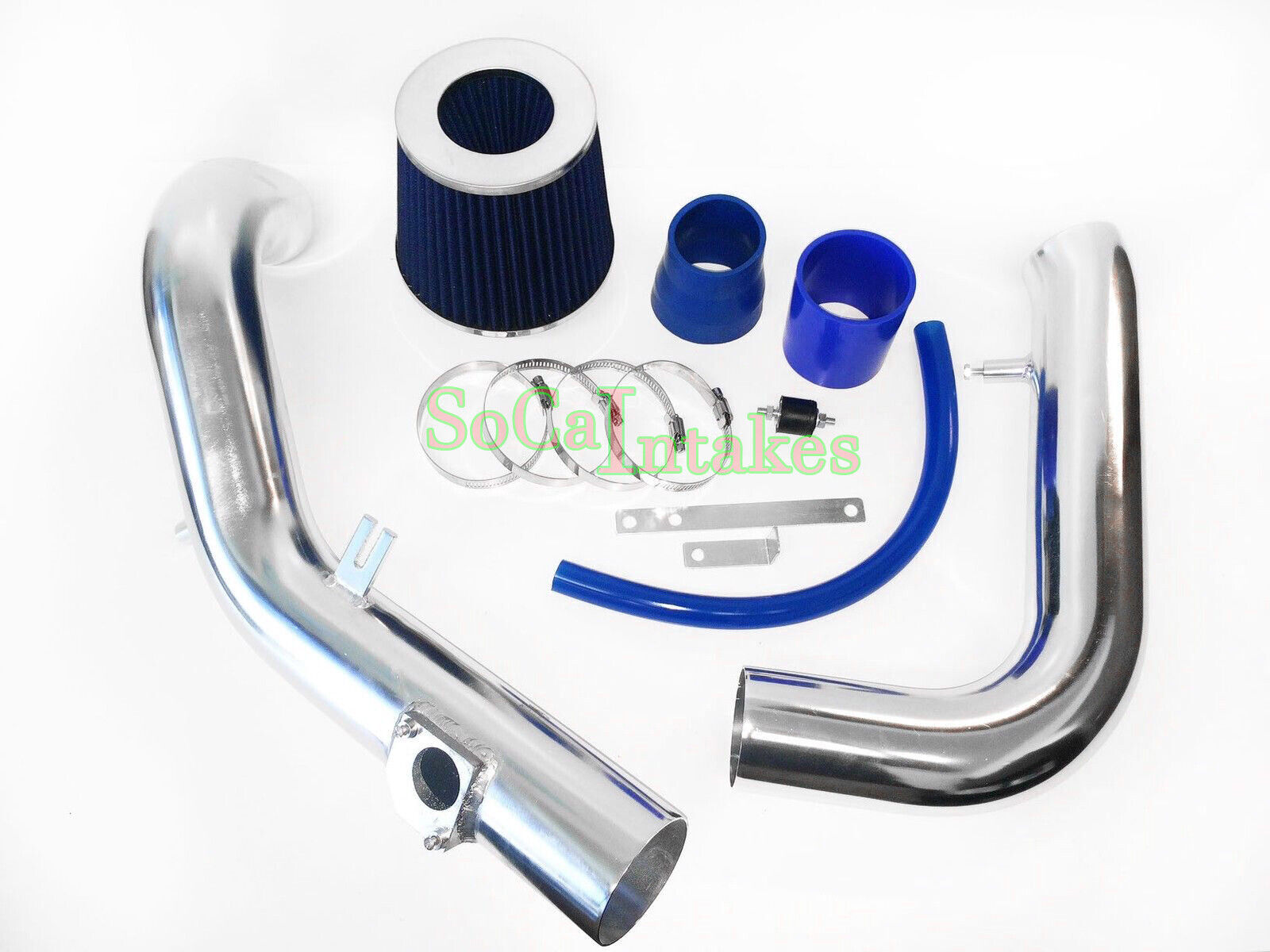 Blue 2pc Cold Air Intake kit & Filter For 2005-06 Scion tC with 2.4L 4cyl