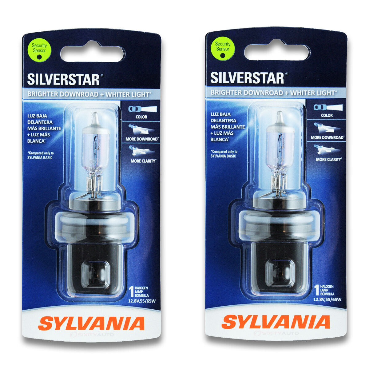 Sylvania SilverStar High Beam Low Beam Headlight Bulb for Plymouth Neon hn