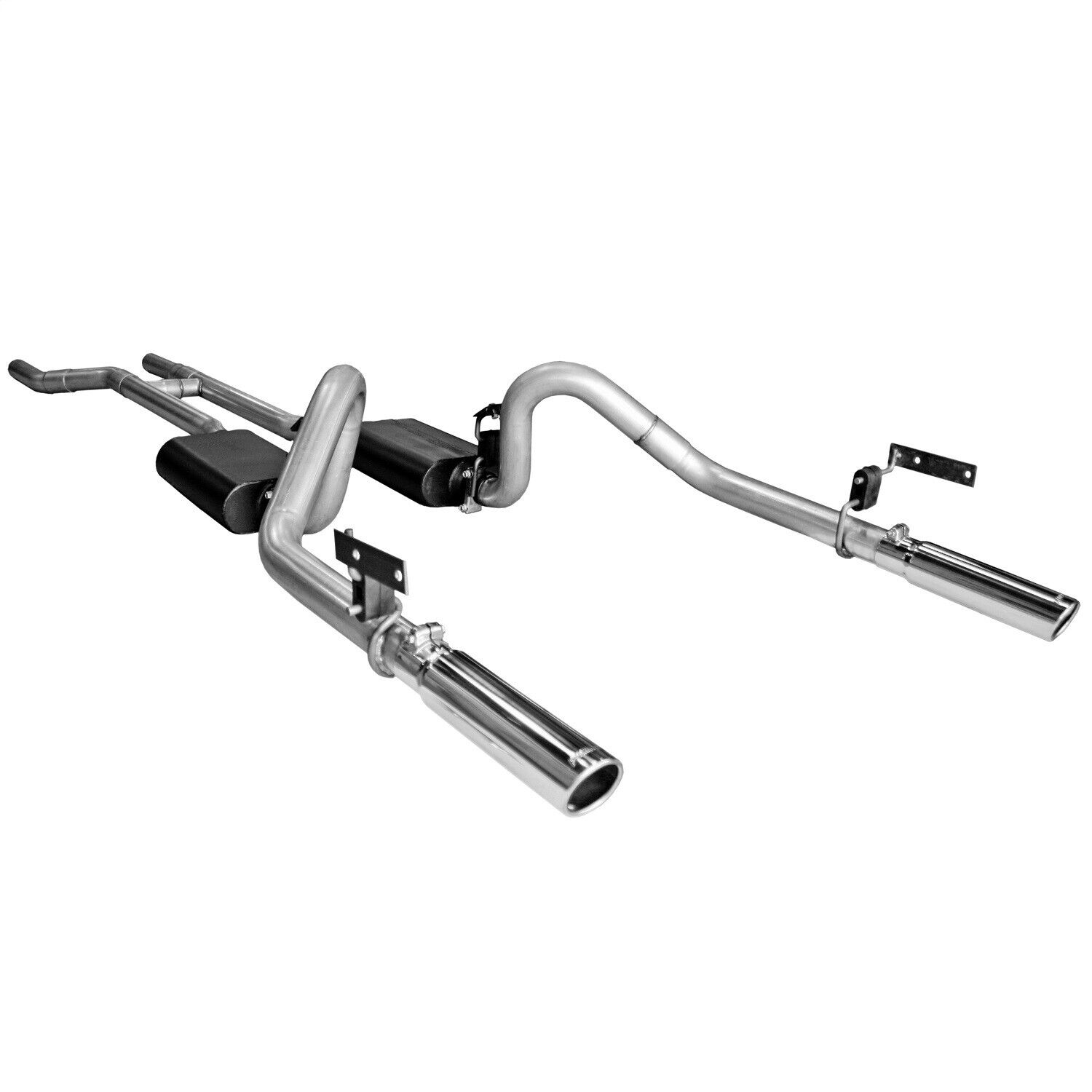 Flowmaster 17281 American Thunder Downpipe Back Exhaust System Fits Mustang