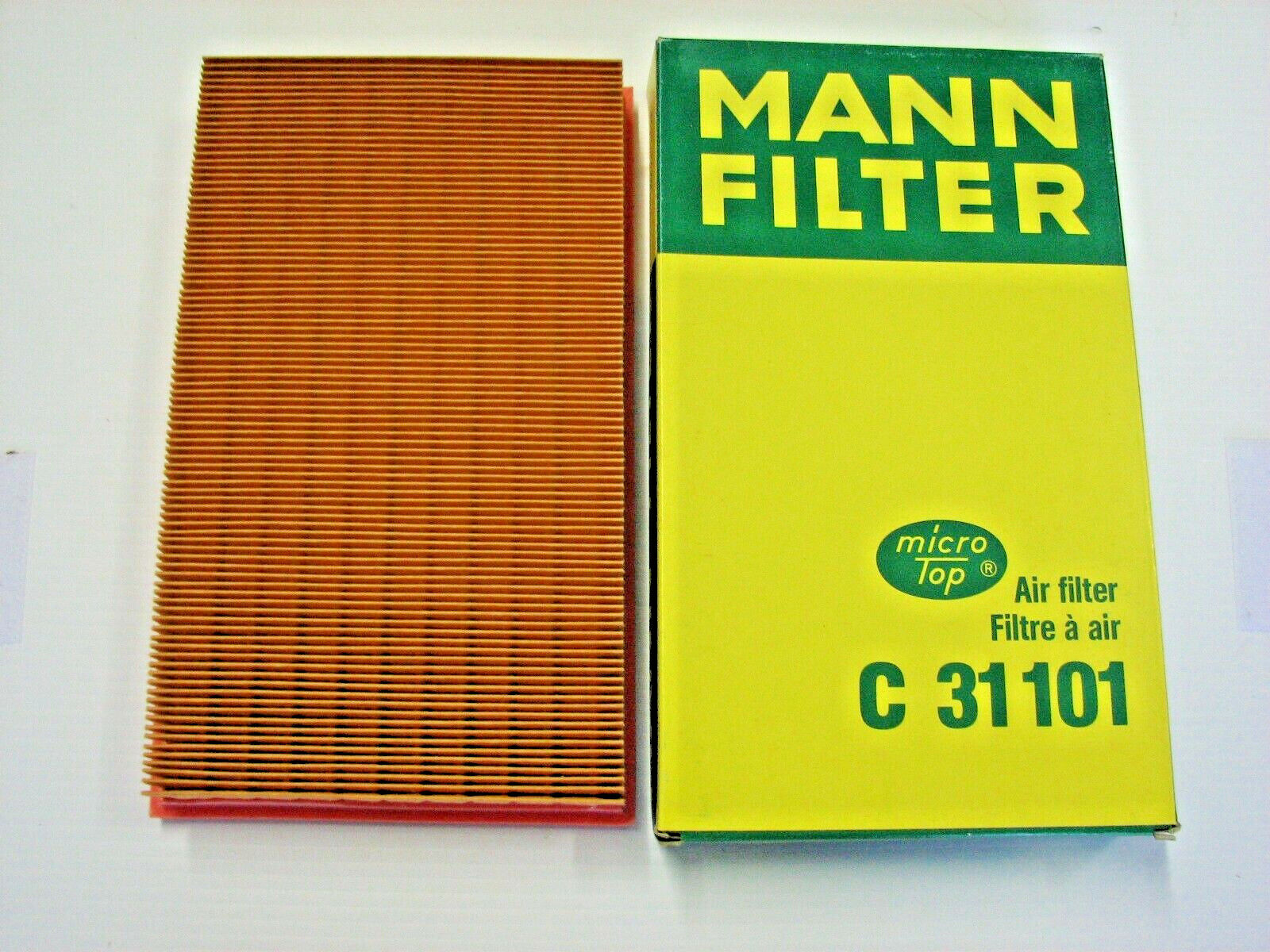 PORSCHE 944 AIR FILTER / MANN C 31101  FITS 944 1983-89 2.5L P/N 944 110 186 02