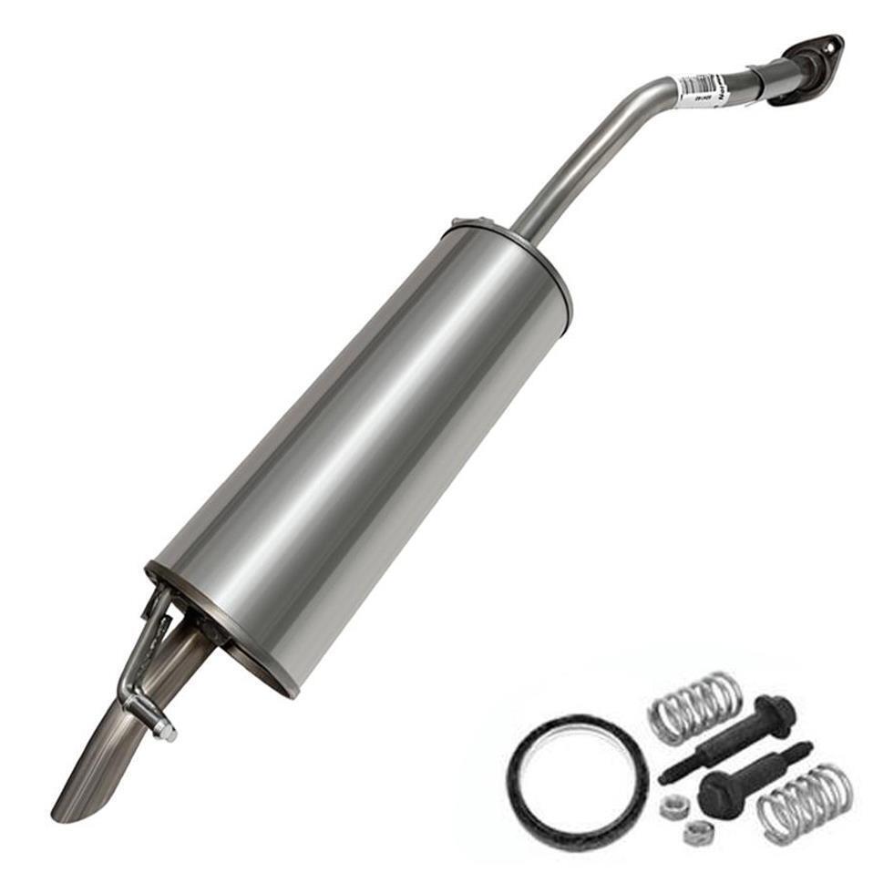 Stainless Steel Rear Exhaust Muffler fits: 2004-2009 Toyota Prius 1.5L