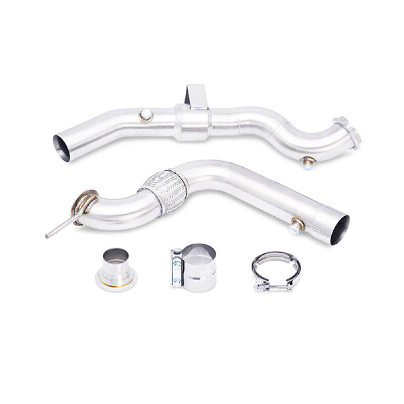 For Mishimoto 15+ Ford Mustang 2.3L EcoBoost Downpipe w/ Catalytic Converter