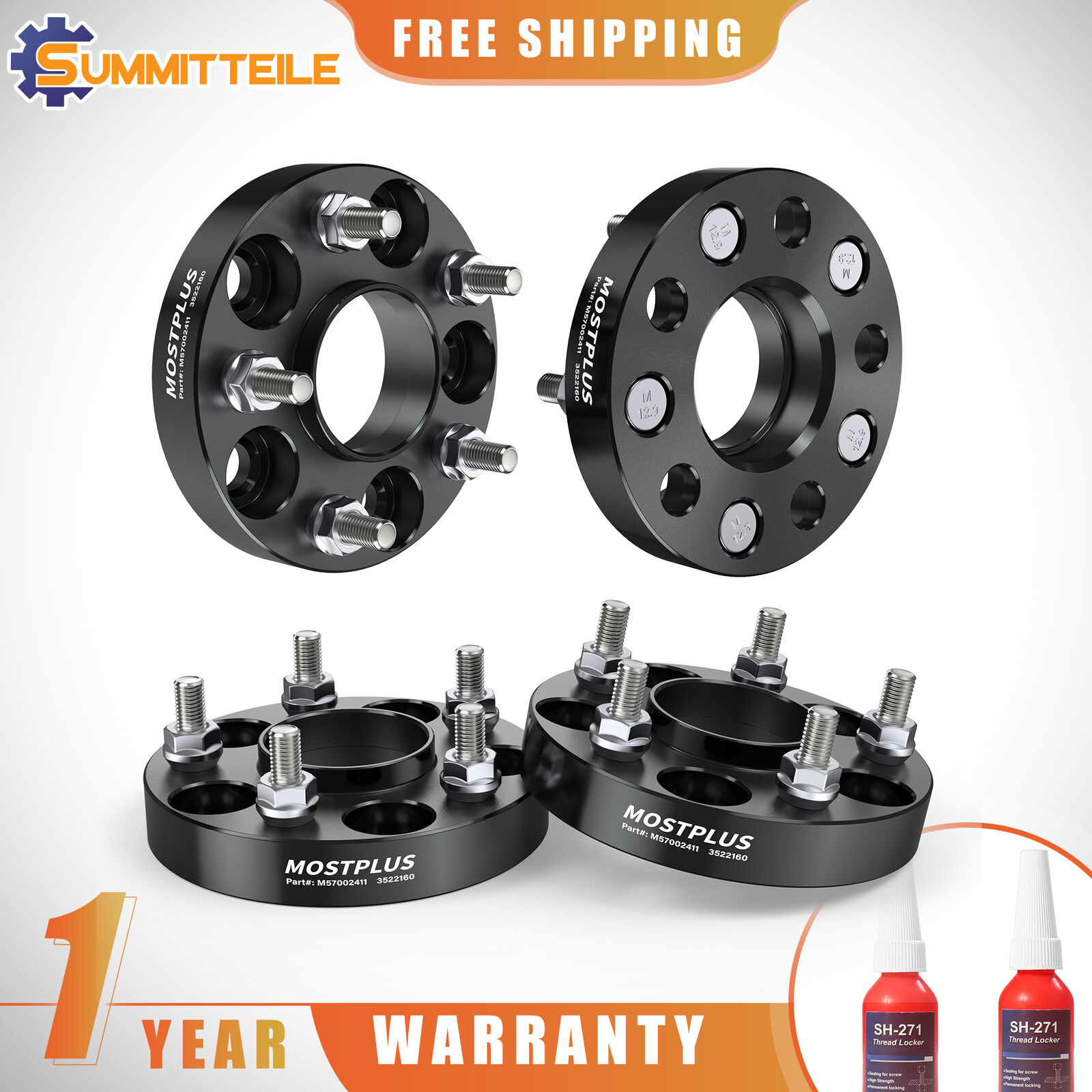 5x114.3mm 1'' Wheel Spacers Adapter For Nissan 350Z Altima Infiniti G35 Set of 4