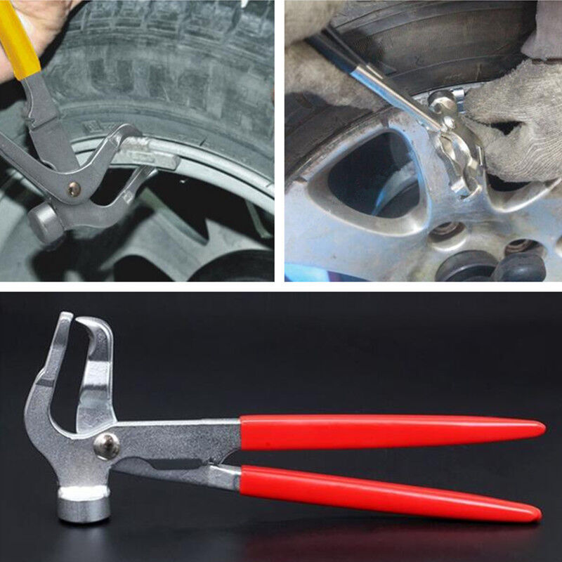 Car Wheel Weight Tires Pliers Balancer Metal Hammer Tyre Repair Tool Portable 