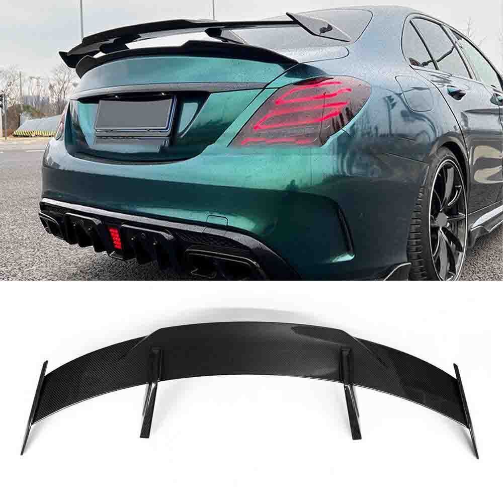 FOR 15-2021 MERCEDES BENZ W205 C63 AMG GT STYLE CARBON FIBER TRUNK SPOILER WING