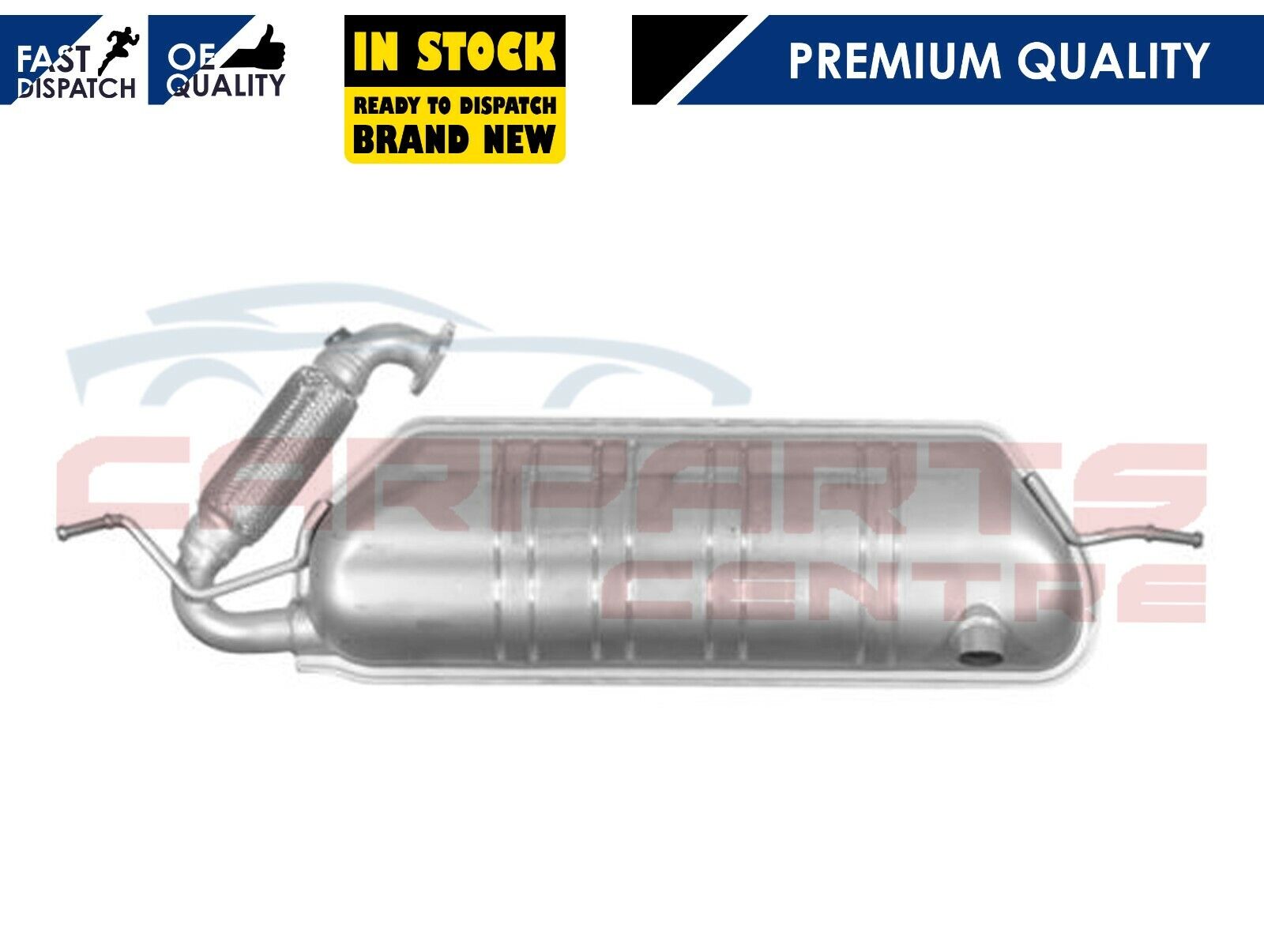 FOR SMART FORTWO 451 PETROL EXHAUST BACK SILENCER BRAND NEW A1324900015