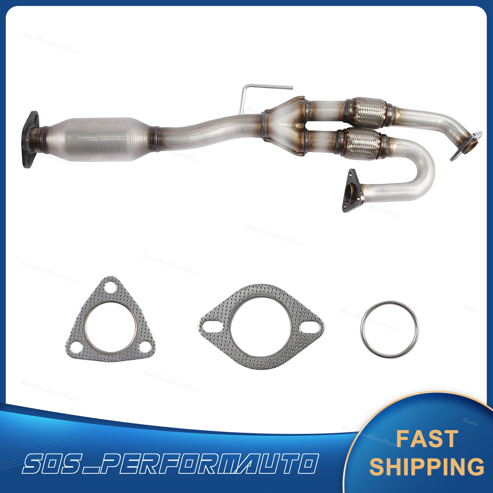 New Catalytic Converter  Exhaust Flex Y-Pipe For 2003-2007 Nissan Murano 3.5L