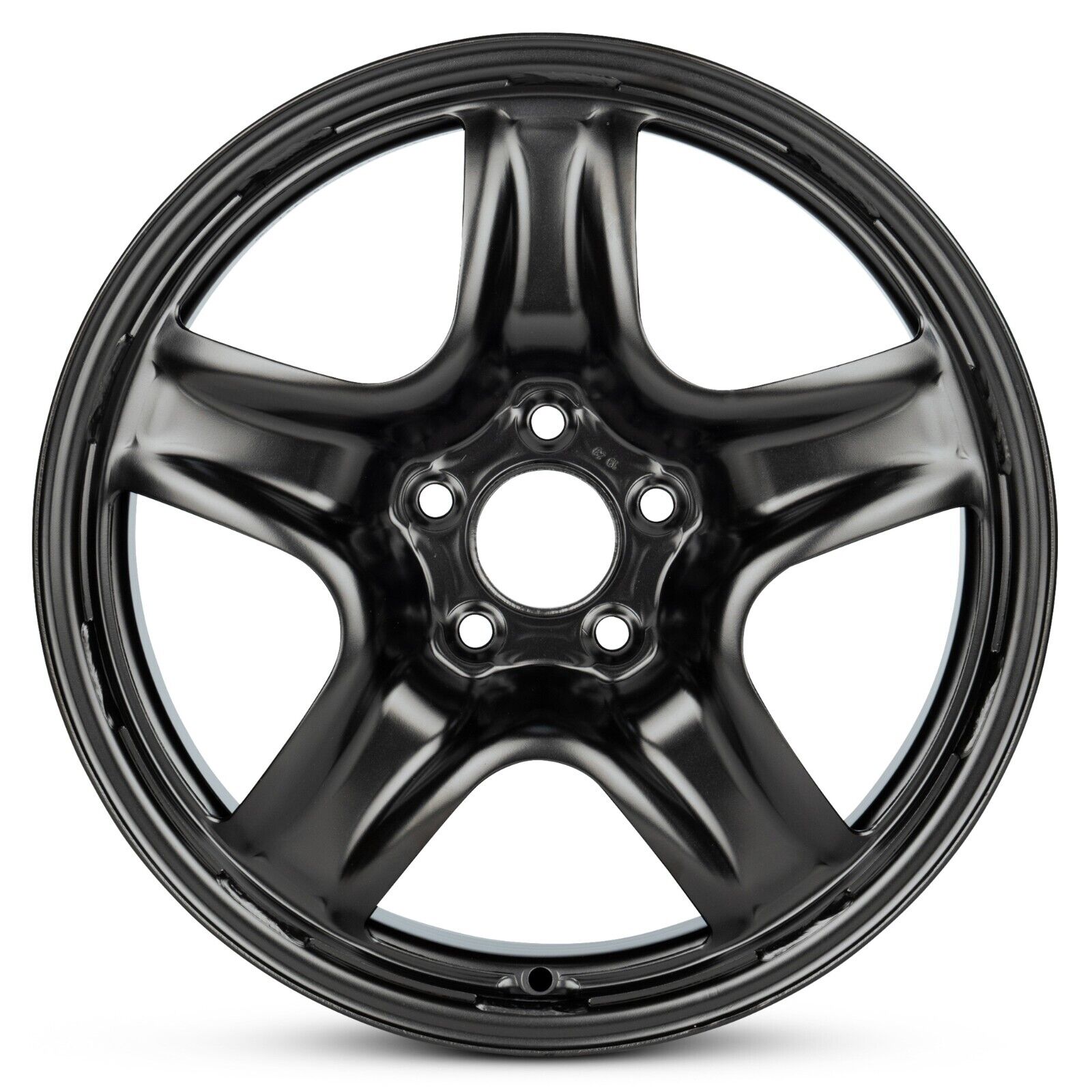 New Wheel For 2005-2010 Chevrolet Cobalt 17 Inch Black Steel Rim