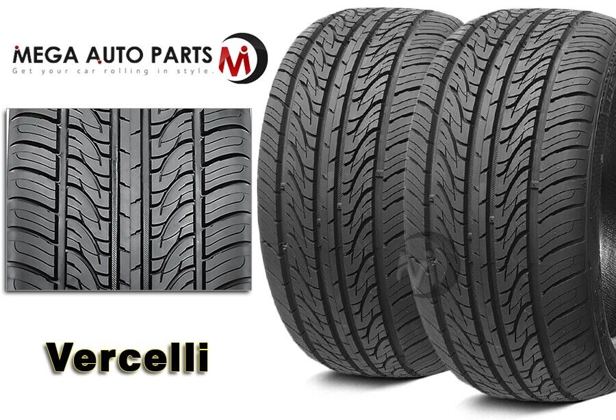2 Vercelli Strada-II 265/30R19 93W All Season Performance Tires 45000 MILE