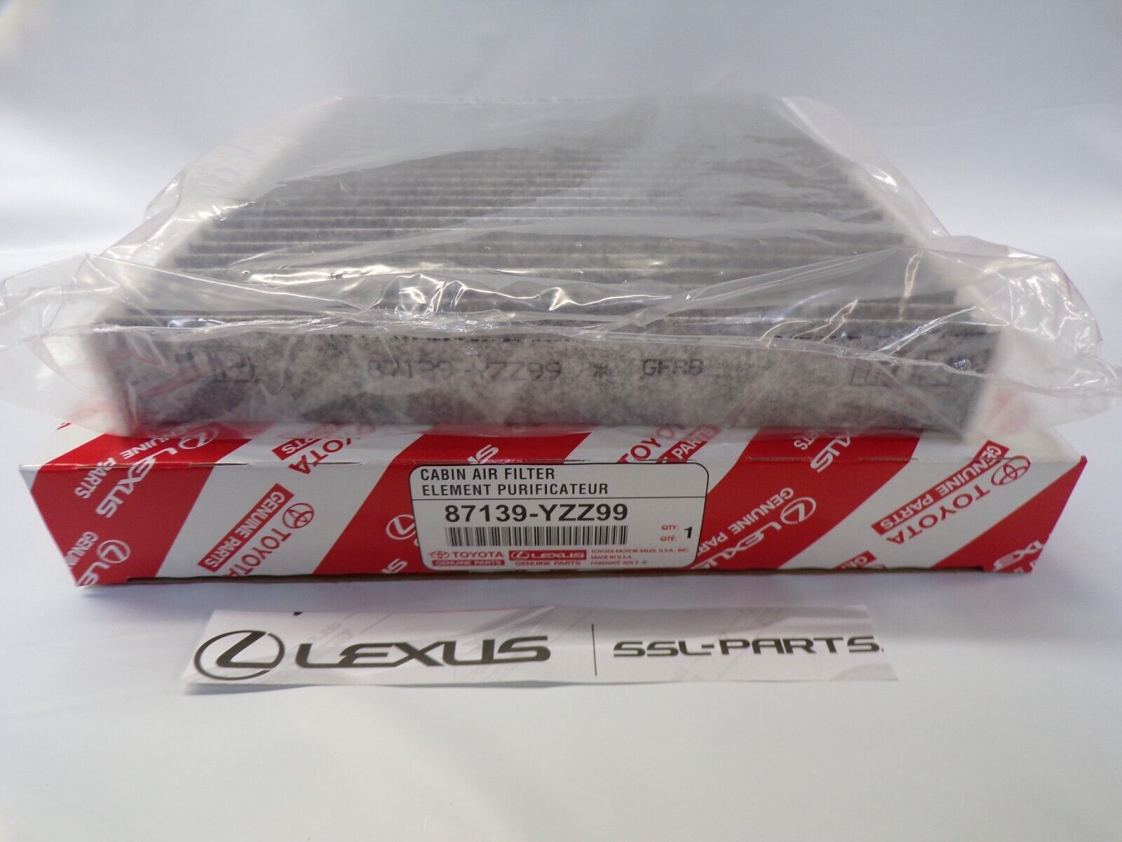 Lexus IS250 IS350 IS200T(2014-2017) OEM AC CHARCOAL CABIN AIR FILTER 87139-YZZ99