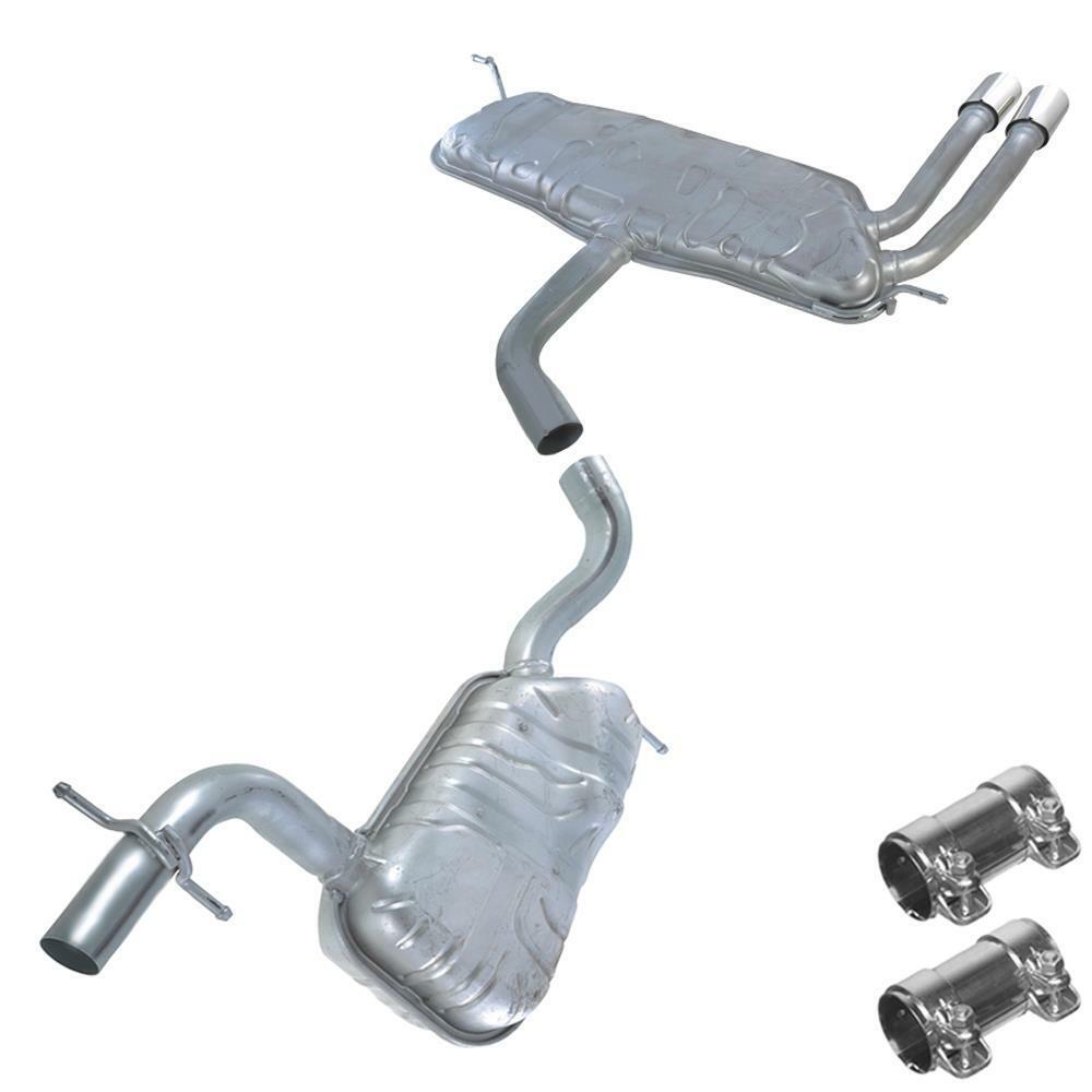Resonator Pipe Muffler Exhaust System Kit fits: 2007-2009 VW EOS 2.0L