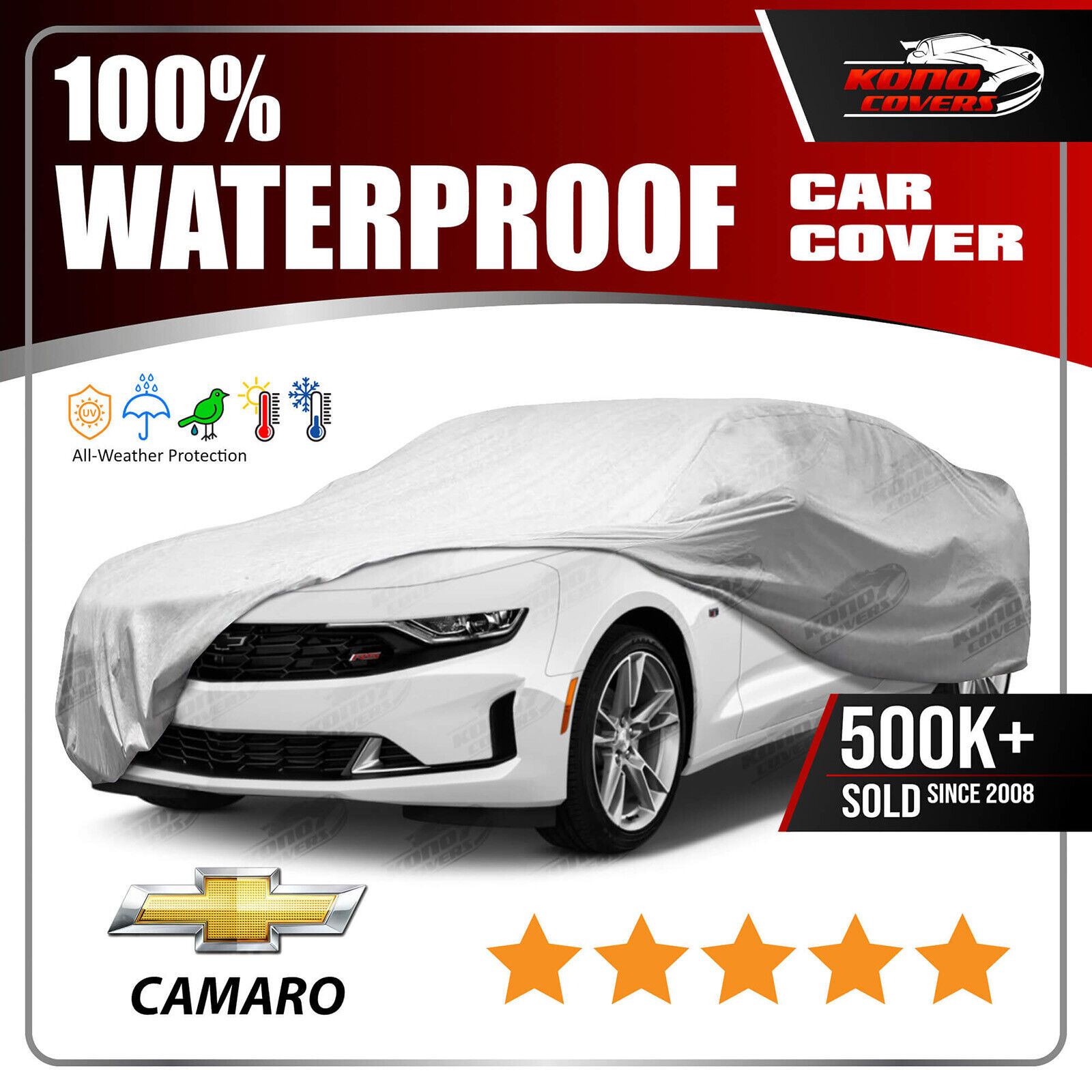 [CHEVY CAMARO] CAR COVER - Ultimate Full Custom-Fit All Weather Protection