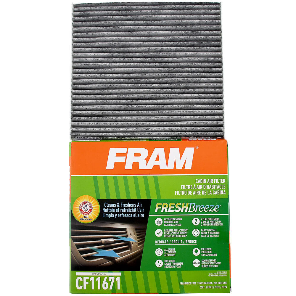 Fram Cabin Air Filter for Ram 1500 2500 3500 4500 2016-2021 Wagoneer Air Filter