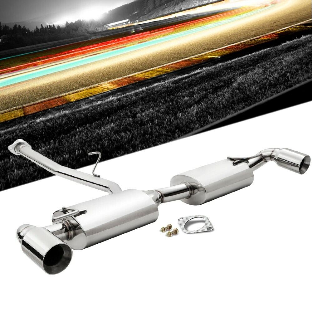 Manzo Stainless Dual Tip CBS Exhaust System For 04-11 Mazda RX-8 1.3 R2 SE3P
