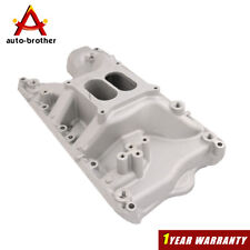 Dual Plane Intake Manifold for Ford Small Block Windsor 351W V8 5.8L Aluminum  picture