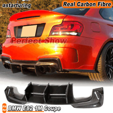Fit For BMW E82 1M Coupe 2011-2019 REAL Carbon Rear Bumper Diffuser Lip Spoiler  picture