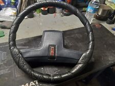 84 Olds cutlass Supreme Steering Wheel with Leather Wrap picture