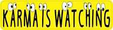 8in x 2in Karma Is Watching Magnet Car Truck Vehicle Magnetic Sign picture