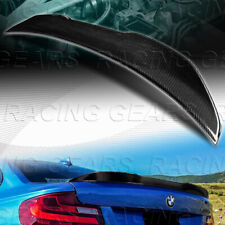 PSM STYLE REAL CARBON FIBER TRUNK SPOILER FIT 14-21 BMW 220i 230i M240i F22 F87 picture