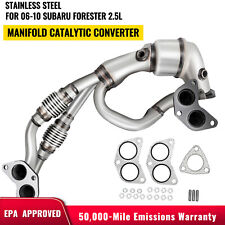 Exhaust Manifold Catalytic Converter fit Impreza Legacy 2006 2007 2008-2010 2.5L picture