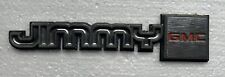 GMC JIMMY FRONT FENDER EMBLEM APPROX 9 1/4” - No Mounting Pins picture