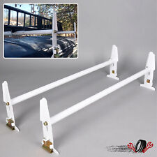 77'' Adjustable Van Roof Ladder Rack 500lb 2 Bars For Chevy Ford GMC picture