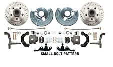 Dart, Duster A Body Disc Brake Conversion Kit Wheel Kit Only 5x4 Drilled Slotted picture