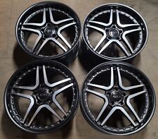 Euro Wheels / Rims 19 inch 5X114.3 +38MM  Black Machine May fit Honda Nissan picture