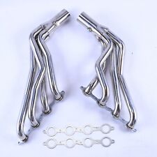 Stainless Steel Headers Manifold w/ Gaskets for Chevy GMC 07-14 4.8L 5.3L 6.0L picture