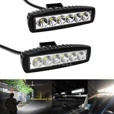 2x 6Inch LED Work Light Bar Flood Fog Lamp 18W For Driving Offroad Truck SUV ATV picture