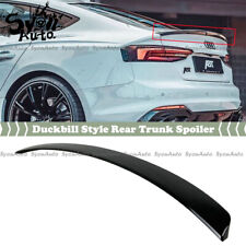 FITS 2018-2022 AUDI A5 S5 SPORTBACK 4DR GLOSSY BLACK DUCKBILL REAR TRUNK SPOILER picture