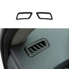 For Nissan X-TRAIL Rogue 2014-20 ABS Carbon Fiber Dashboard L&R Air Outlet Vent picture