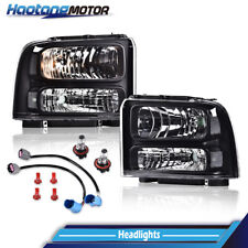Fit For 1999-2004 Ford Super Duty F250 F350 Excursion Conversion Headlights Lamp picture