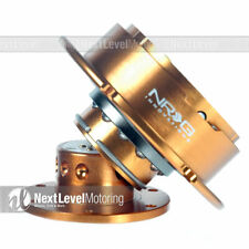 NRG SRK-250RG ROSE GOLD WINGS PADDLE QUICK RELEASE GEN 2 STEERING WHEEL ADAPTER picture