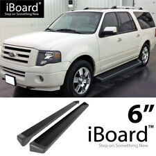 Running Board Style Side Step 6in Black Fit Ford Expedition EL 07-17 picture