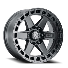 Icon Alloys Raider Sat Blk 17X8.5 6X139.7 0 mm Wheel For 07-14 Toyota Fj Cruiser picture