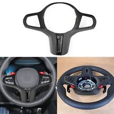 Real Carbon Fiber Steering Wheel Cover For BMW X3M X4M X5M X6M F95 F96 F97 F98 picture