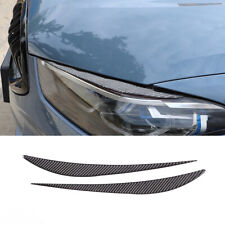 Carbon Fiber Headlight eyebrow Scuff Trim Cover Fits BMW 8 series 840i 2020-2022 picture