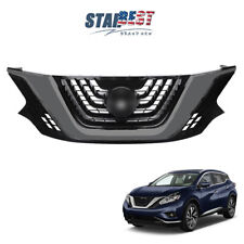 For Nissan Murano Grill 2015 2016-2018 Front Upper Grille Chrome Black NEW picture