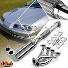 For 92-96 Honda Prelude VTEC 2.2L 4CYL Stainless Steel Exhaust Header Manifold picture