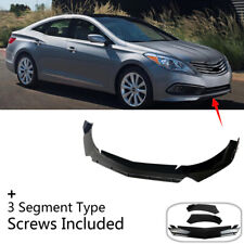 Add-on Universal Fit For 2012-17 Hyundai Azera Front Bumper Lip Spoiler Splitter picture