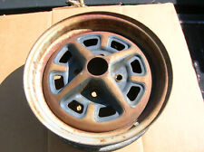 MGB 14x5 steel wheel in good cnd.Needs media blast & paint.No damage.Rostyle. picture