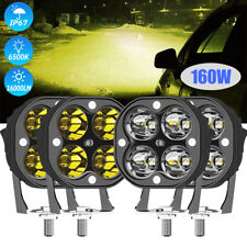 2x 3 Inch LED Cube Pods Work Lights Bar Spot Fog Lamps For Jeep Driving Offroad picture